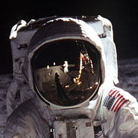 Buzz Aldrin's helmet